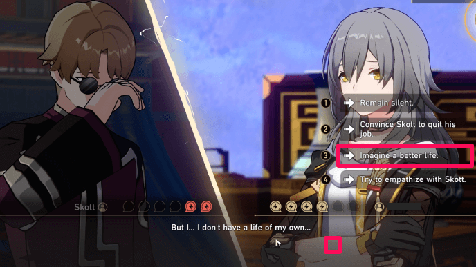 Honkai Star Rail - Qingque Escapade - Skott Debate Answer 3