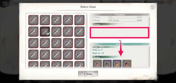 Inherited Runes and Augment Levels