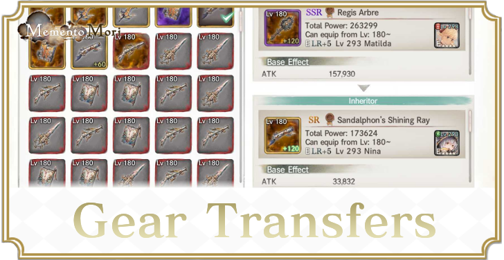 Gear Transfer Top Image - MementoMori