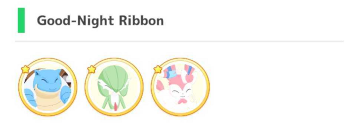 Good-Night Ribbon Special Icons