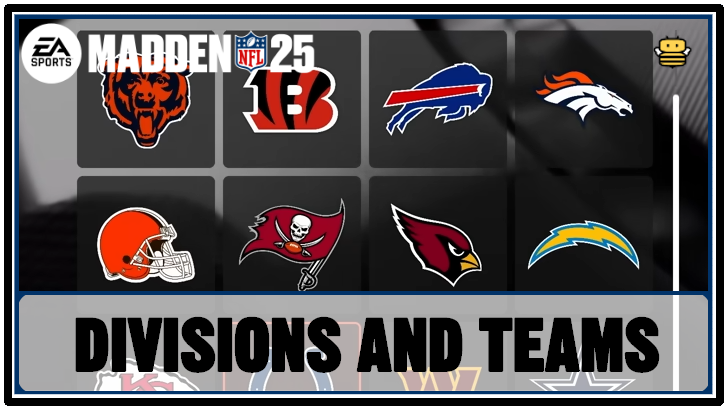 Madden NFL 25 Divisions and Teams