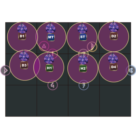 Triscourge Lightning Debuff Positions