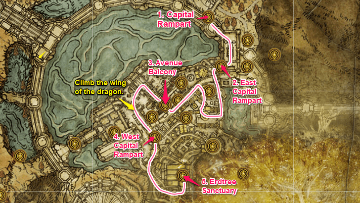 Navigate Through Leyndell