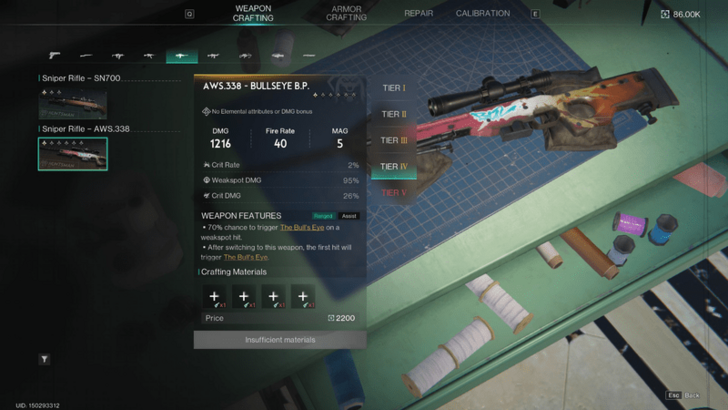 Once Human - AWS.338 - Bullseye