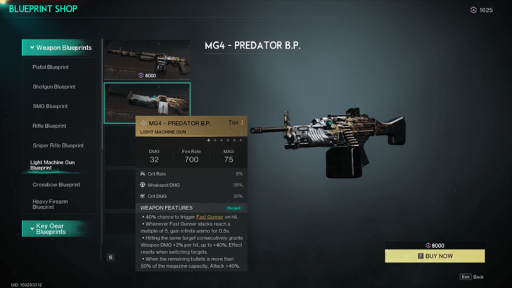 Once Human - MG4 Predator Best Builds Fast Gunner