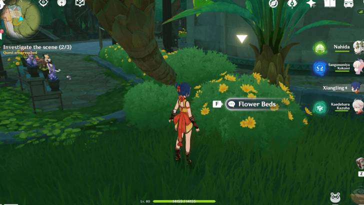 Genshin - Top Note Floral Debt - 8 Check the Flower Beds