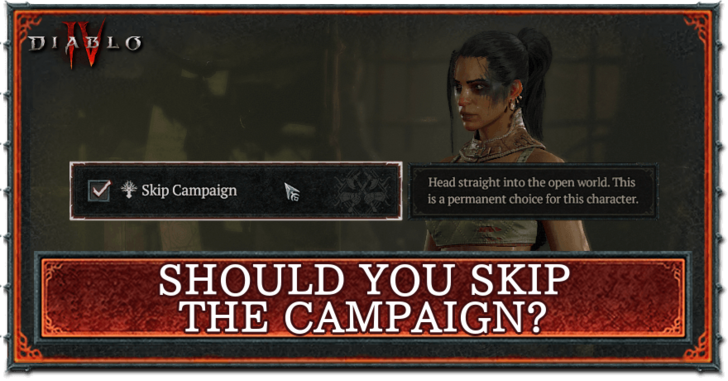 Diablo 4 - Should You Skip the Campaign Banner