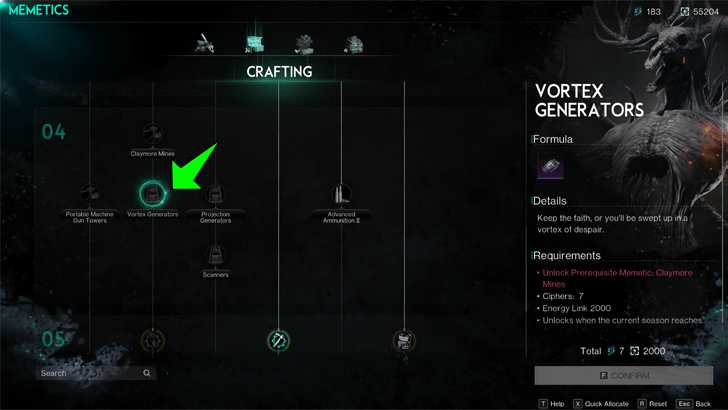 Once Human - Craft Vortex Grenades