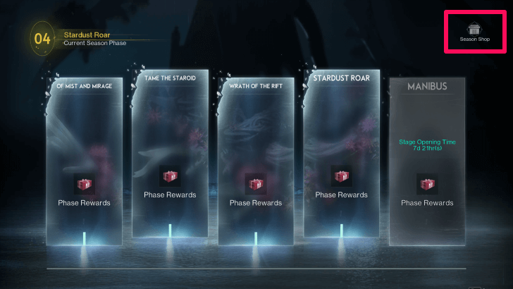 Once Human - Season Shop Button