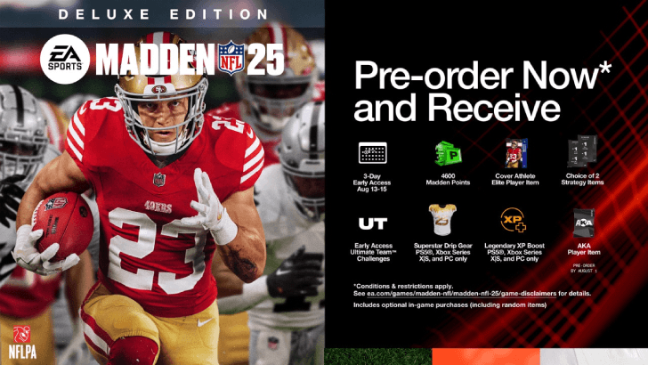 Madden NFL 25 - Edition Differences Standard, Deluxe, and Bundle Deluxe Content