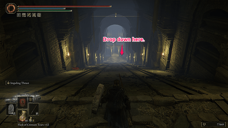 Descend the Large Hall