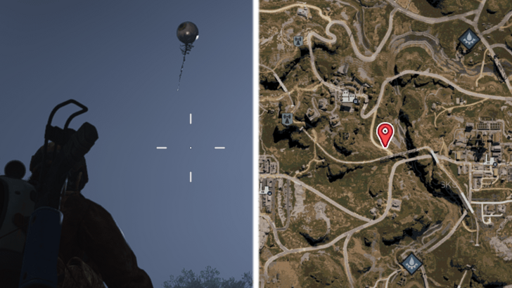 Once Human All Riddle Spots - Balloons Riddle Spot - Front Guard Grip