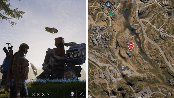 Once Human All Riddle Spots - Car Climb Riddle Spot - Fastened Mini Reflex Sight