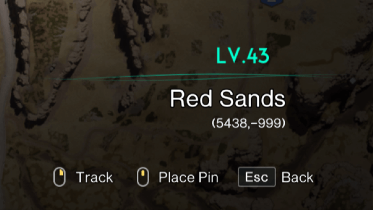 Once Human - Area Recommended Level