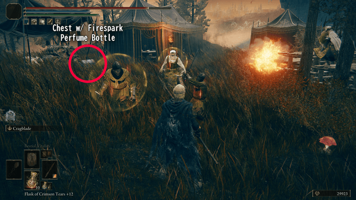 Firepsark Perfume Bottle Chest Location