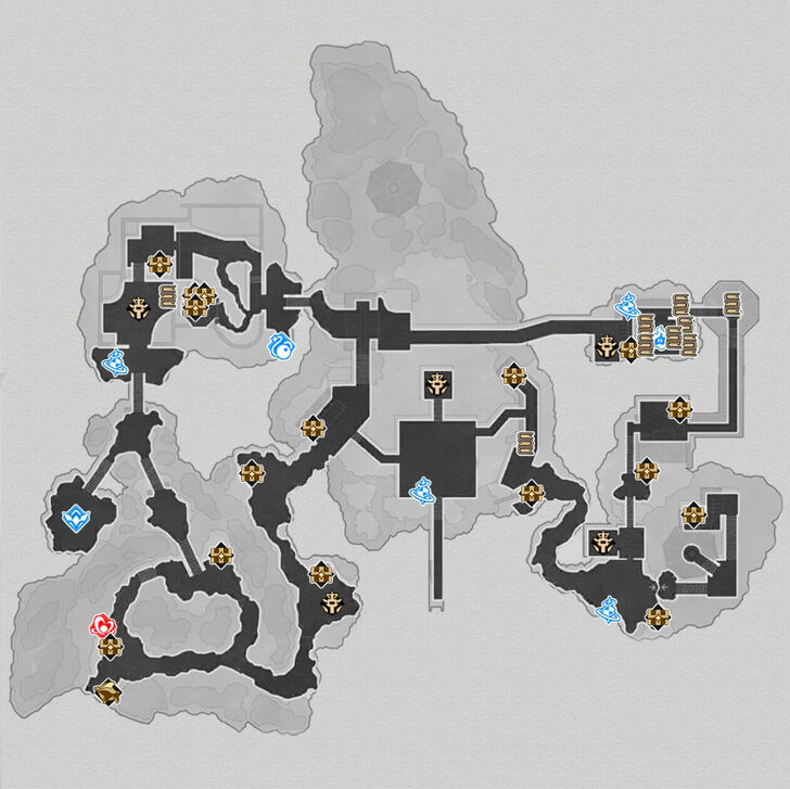 Honkai Star Rail - Fyxestroll Garden Map