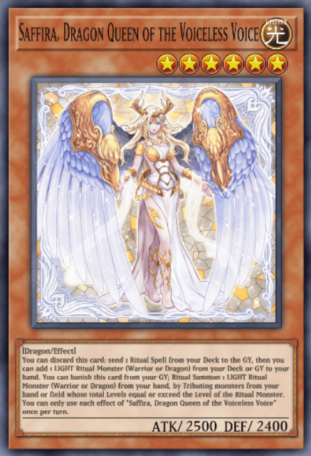 Saffira, Dragon Queen of the Voiceless Voice