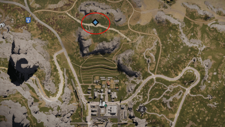 North of Furnace Lair Highlighted.png