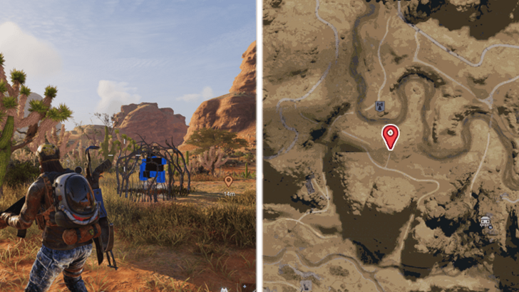 Once Human All Riddle Spots - Vine Cage Riddle Spot - Tactical Laser Sight