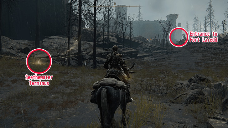 Entrance to Fort Laiedd