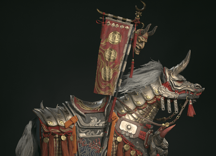 Golden Lotus Banner Cosmetic