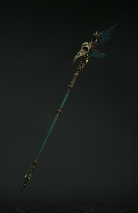 Diablo 4 - Witchwood Stave Weapon Transmog