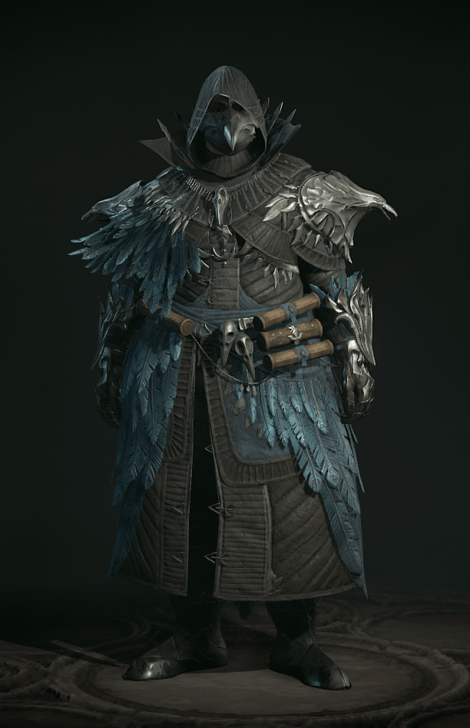 Diablo 4 - The Raven Cantor  Armor Set Transmog