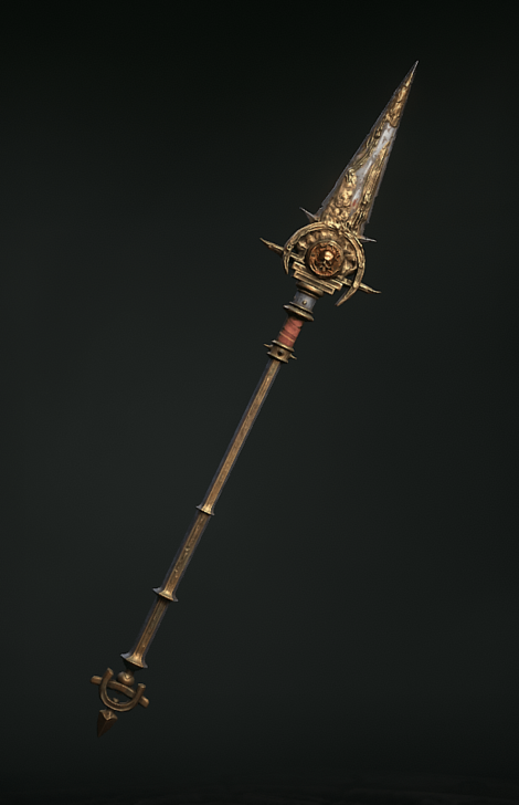 Diablo 4 - Gilded Atgeir Weapon Transmog