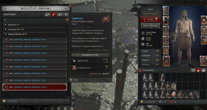 High Tier Infernal Horde