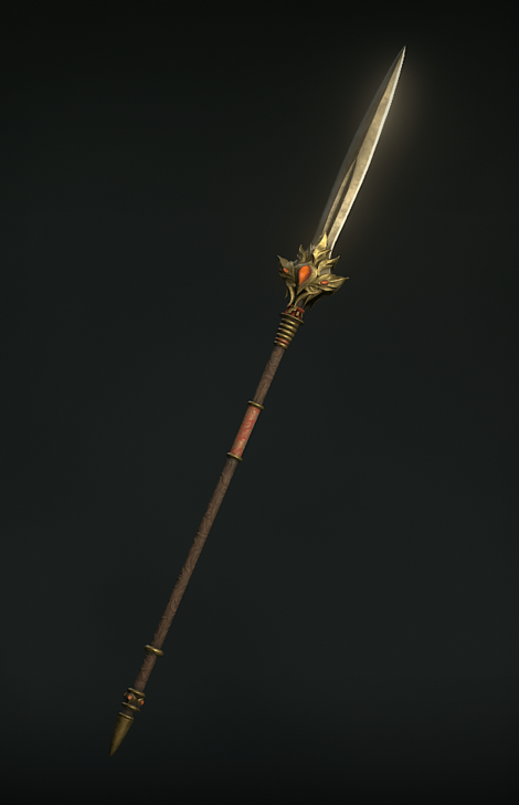 Diablo 4 - Waning Sun Spear Weapon Transmog