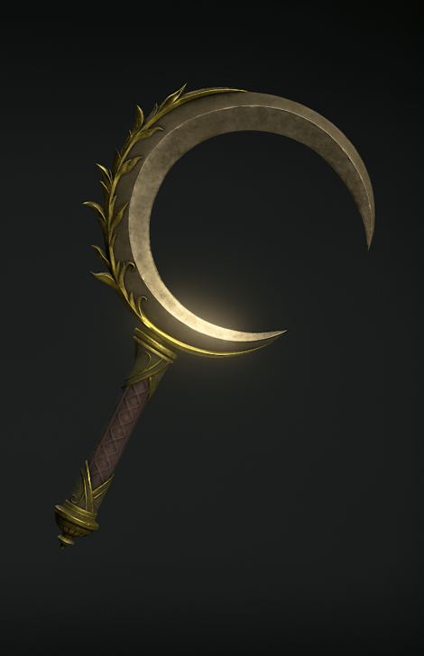 Waning Sun Crescent Cosmetic