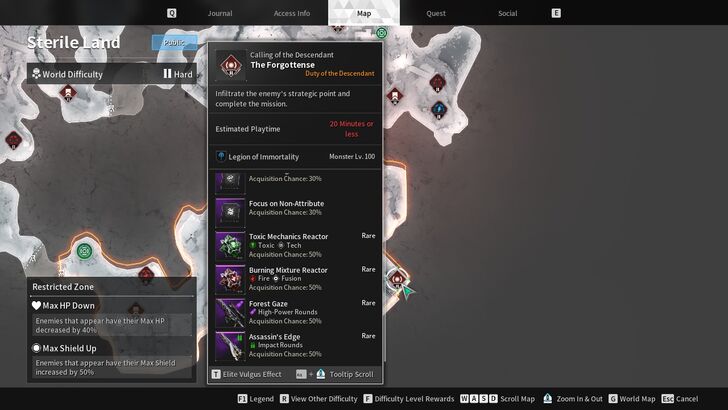 The First Descendant - Forest Gaze Location