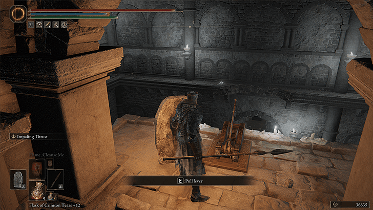 Darklight Catacombs Lever