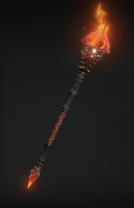 Diablo 4 - Risen Archenemy Scepter Weapon Transmog
