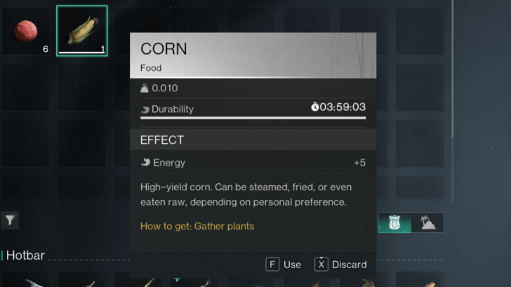 Once Human - Corn Description