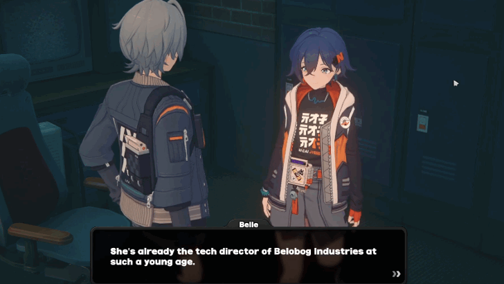 Go to Random Play and Talk to Belle