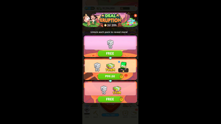 Monopoly GO! - Free Dice From Deals