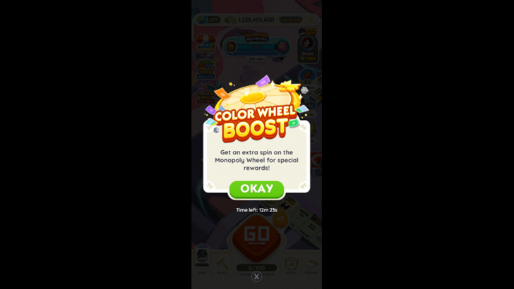Monopoly GO! - Color Wheel Boost