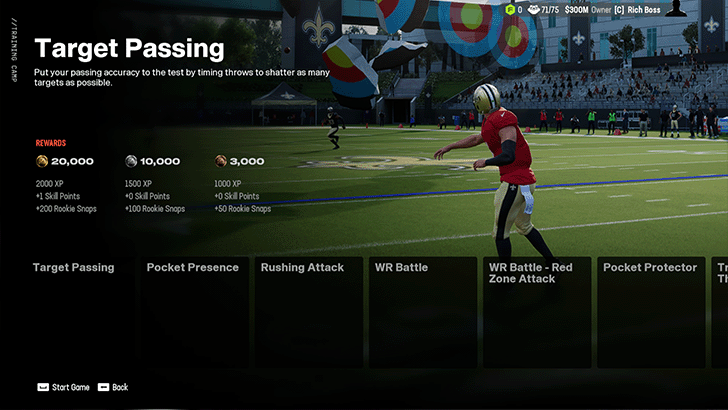 Madden NFL 25 - Training Camp Franchise Mode