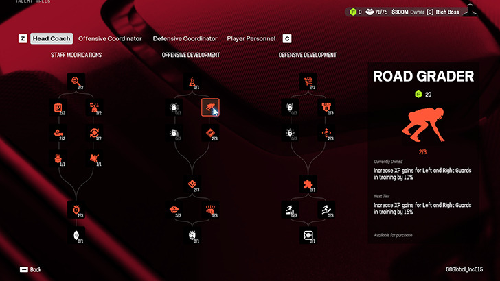 Madden NFL 25 - Upgrade Staff Talents