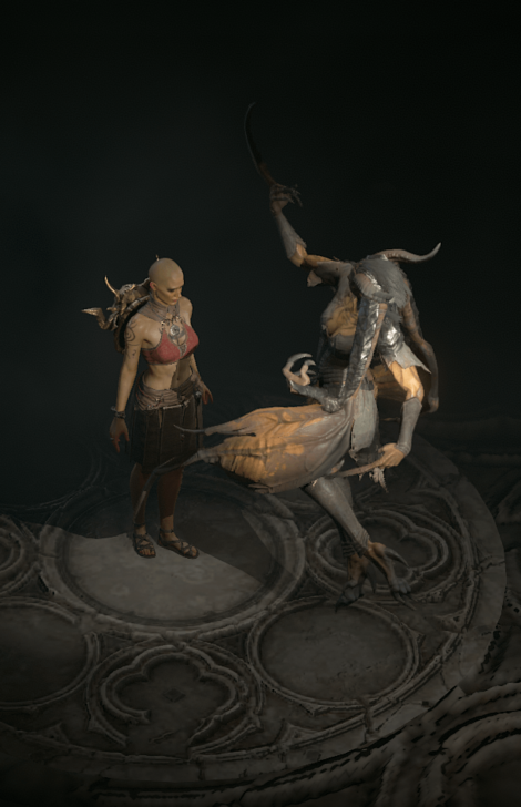 A Beckoning Darkly Emote