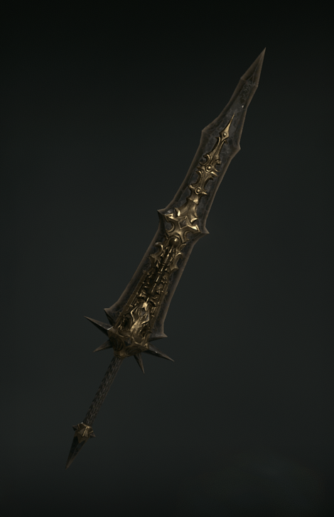 Obsidian Claymore Cosmetic