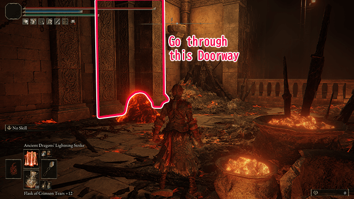 Ruined Forge Lava Intake Entrance 2nd Slime