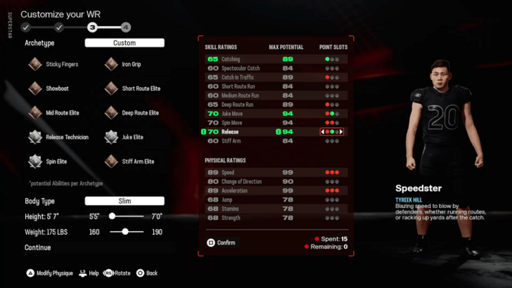 Madden NFL 25 - New Archetypes and Customize Skills