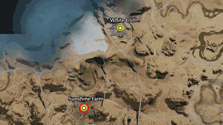 Once Human Sunshine Farm Map