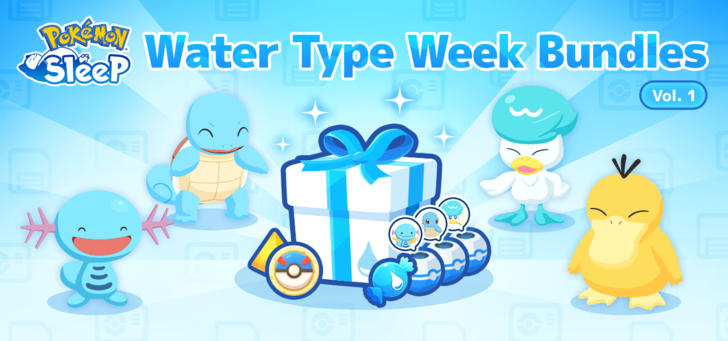 Pokemon Sleep - Water Type Week Bundles Vol. 1.png