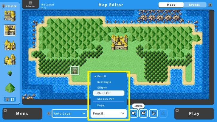 RPG MAKER WITH Flood Fill