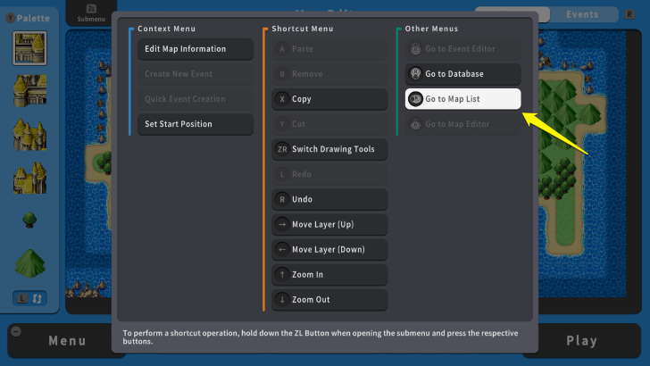 RPG MAKER WITH Map List