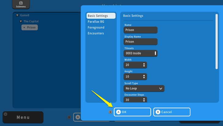 RPG MAKER WITH BASIC Settings