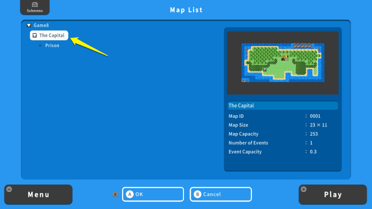 RPG MAKER WITH First Map